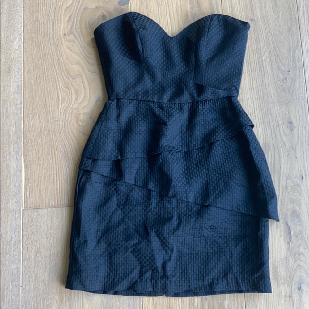 SOLD Zimmerman black strapless size 0 - Picture 3 of 5